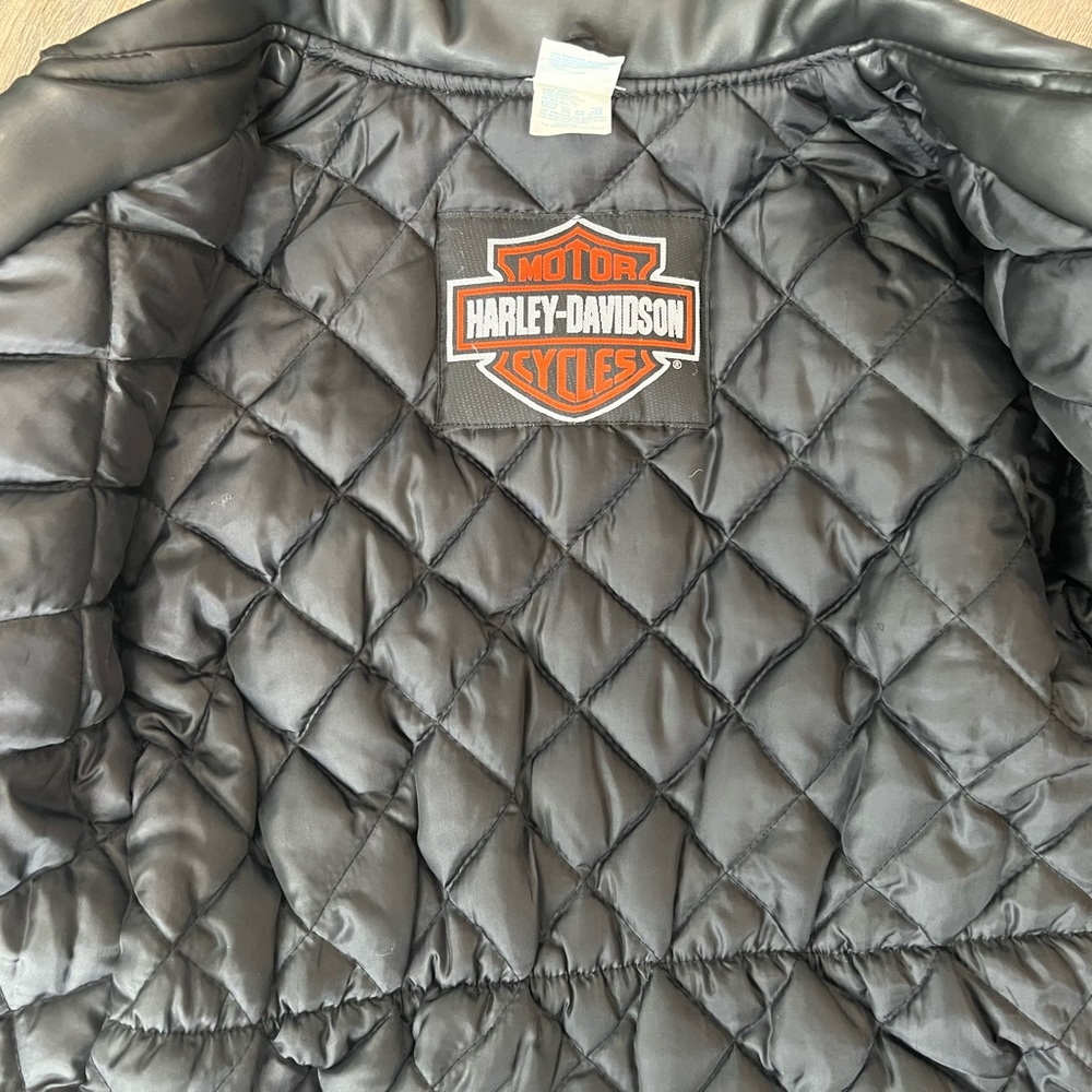 Authentic Vintage Harley Davidson Rebel Rose Zip Up Jacket - Picture 6 of 8